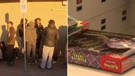 Hundreds of collectors queue to secure rare Pokémon cards