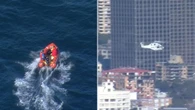 Urgent search as man swept off rocks and out to sea