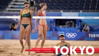 TOKYO 2020ON THE CUSP: Aussies advance to beach volleyball semi-final after ‘AGGRESSIVE’ battle