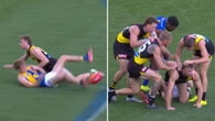 AFL thriller decided by ‘tackle of the year’ in dying seconds