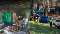 Locals devastated as council rips apart riverside homeless camp
