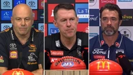 Coach keeps mouth shut as blockbuster AFL finals race heats up