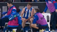 Concern for injury-prone AFL star after big knock to knee