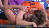 Much-loved veteran in tears after devastating injury