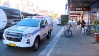 Trail of blood left after alleged assault on busy restaurant strip