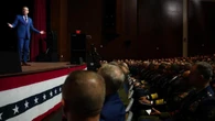 Secretary of defence criticises 'fat generals' in US army pep rally