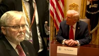 Donald Trump takes another jab at Kevin Rudd following tense White House exchange