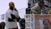 Wild scenes as Aussie hockey fan chases player down the tunnel
