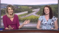 Pregnant TV anchor continues presenting news after water breaks