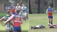 Local footballer banned for life after sickening hit behind play