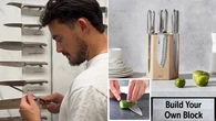 Level up your kitchen experience with a completely customisable knife block