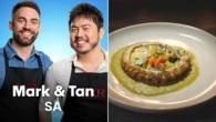Mark and Tan’s Grilled Octopus with Red Peppers and Thai Style Chimmichurri