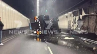 Crane crash closes major Sydney tunnel
