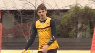Luke Hodge answers tough question as son Cooper joins Hawks training