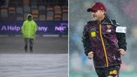 Severe weather threatens AFL clash as players kept inside