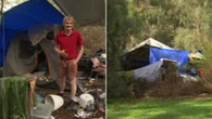 Locals speak out as tent city found metres from homes and playground