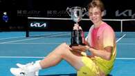 Rising Swiss star draws on Federer inspiration to win boys’ title