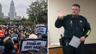 ‘We will kill you’: Florida sheriff’s threat as millions of Americans set to join anti-Trump protest