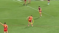 Suns midfielder commits ‘cardinal sin’ with ball of mud