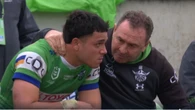 Ricky Stuart consoles young gun after brutal mid-game call