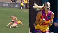 Downfield free kick seals thrilling comeback win for Brisbane