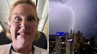 Julia Morris’ terrifying mid-flight scare: ‘Massive bang and flash’