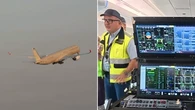 Historic flight just moments away from touching down in Melbourne
