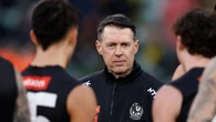 Collingwood coach’s fighting words to players after costly melee