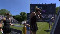 Tennis star makes explosive accusation during fiery handshake