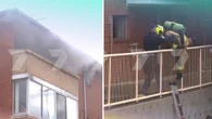 Woman dead after unit fire sends smoke pouring from windows