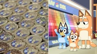 Limited edition Bluey Christmas coins launched