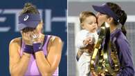 Tears everywhere as Olympic champion wins first title as a mum