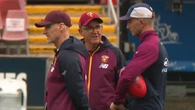 Brisbane star nowhere to be seen at training session