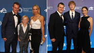 Cruz Hewitt all grown up as he towers over Lleyton and Bec