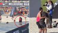 Aussie rep sacrifices own marathon for struggling runner