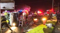 Three injured, including one seriously, in shocking head-on crash
