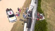 Supercars great flies backwards through fence in violent crash