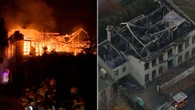 Multimillion-dollar mansion gutted in suspicious fire