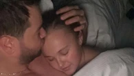 Chris Hughes shares intimate bedtime selfie with new partner JoJo Siwa