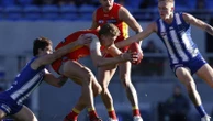AFLKangaroos heap more AFL misery on Suns