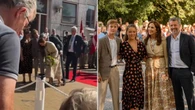 Queen Mary rushed inside after incident leaves her wincing in pain