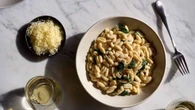 TV personality Dani Venn serves up a delicious bowl of cheesy gruyere pasta