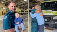 Paramedic surprised with baby name honour after saving woman’s life