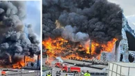 Enormous fire destroys Tomorrowland stage days before event