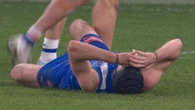 ‘Bizarre’ situation unfolds as AFL star plays on after ‘unusual collapse’