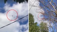 Police helicopters blast messages over quiet town in urgent manhunt