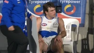 Luckless Kangaroos midfielder struck down again in Port defeat