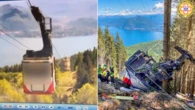 seconds from safetyShocking moment cable car line snaps before crash, killing 14 people in Italy