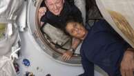 Astronauts stuck in space for months welcome capsule that will bring them home