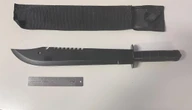 Three teens arrested after alleged machete discovery